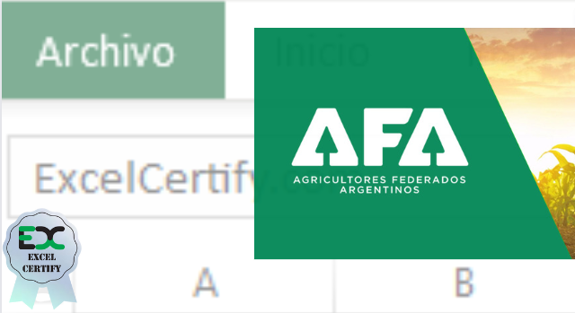 Curso Excel Intermedio para Empresas | Agricultores Federados Argentinos