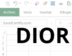 Curso Excel Profesional | DIOR – LVMH